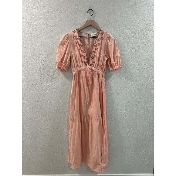 Cleobella hannah midi dress with embroidered in peony - Picture 5 of 7